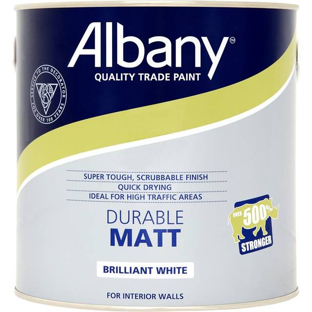 Albany - Durable Matt Brilliant White 2.5L