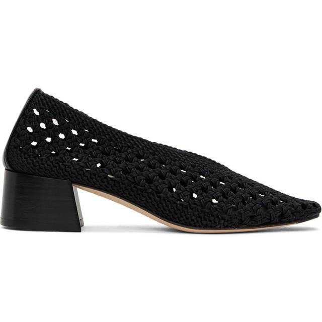 Miista Women's Taissa Woven Court Shoes - UK 3 - Black