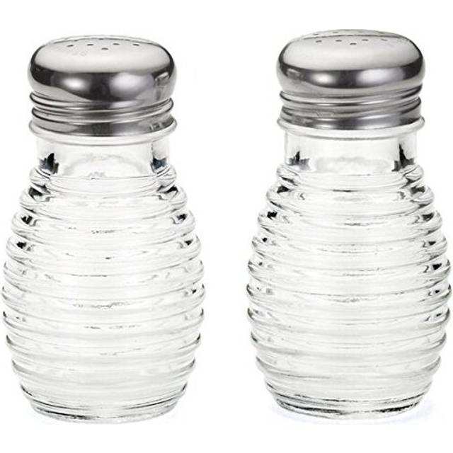 TableCraft Beehive Glass Salt & Pepper Shakers - Set of 2 BH2 Glass Salt Shakers