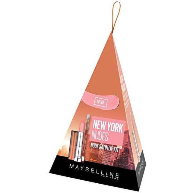 Maybelline New York Nude Satin Lip Kit - Color Sensational Lipstick in Tantalizing Taupe and Color Sensational Lip Liner in Velvet Beige
