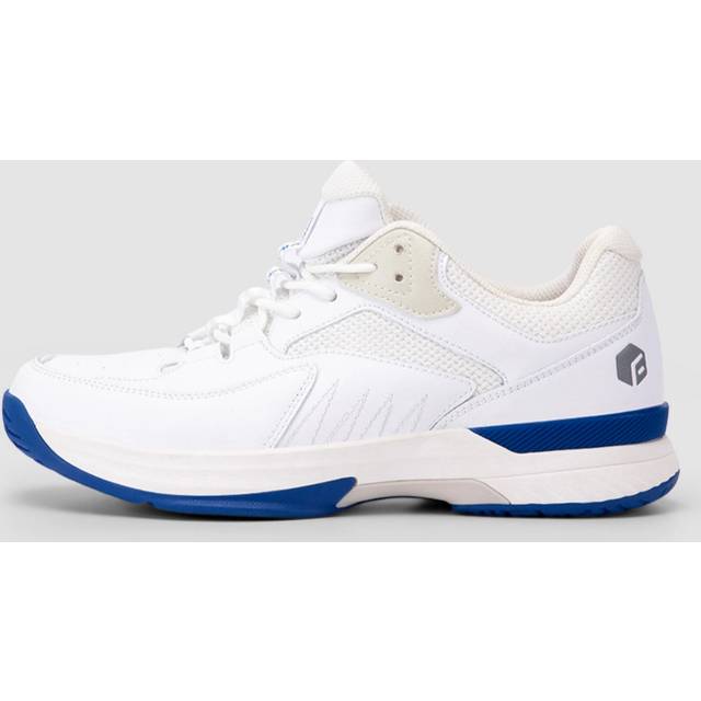 Wide Tennis Shoes 2E 4E Wide All Court Tennis Athletic Shoes Hard Court Pickleball Shoes Lightweight Beginners [FitVille] Men's Anti-Slip white