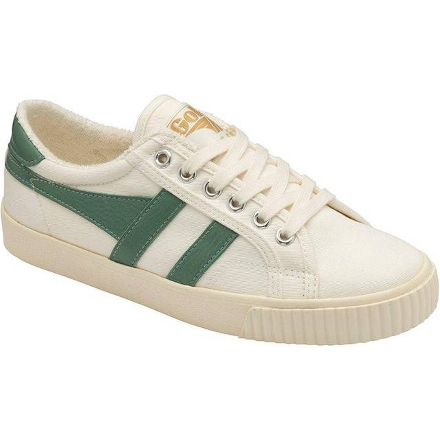 Gola Tennis Mark Cox Womens Casual Trainers Colour: Off White/Green Mist, Size: 3