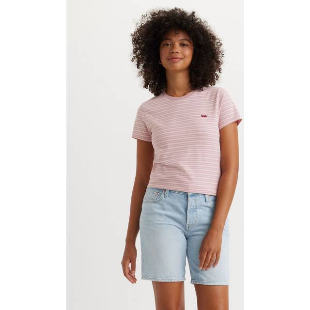 Levi's Perfect T-Shirt tea stripe keepsake lilac