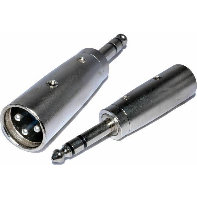 kenable XLR Male Plug 3 Pins to 6.35mm TRS Balanced Jack Plug Audio Adapter