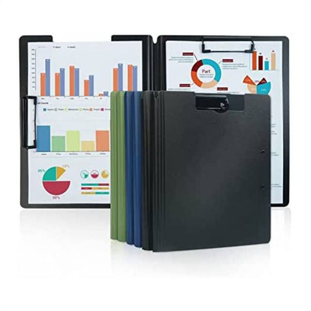 Clipboards with Storage 6 Pack, Foldable Clipboard Folder