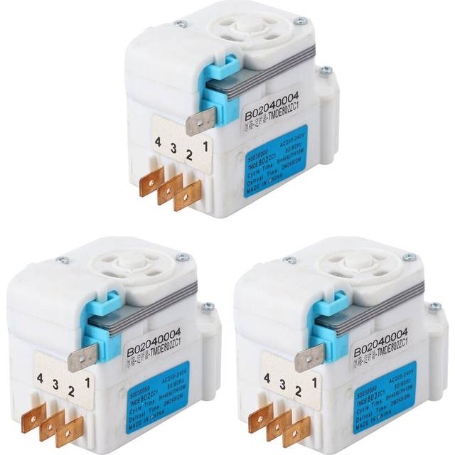 3X Defrost Timer Universal AC 200-240V TMDE802ZC1 3018100310 J for Cooler for All 220V Refrigerator Parts