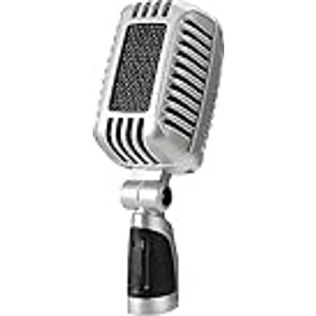 CAROL CLM-101 Classic Retro Dynamic Vocal Microphone - Old Vintage Style Supercardioid XLR Mic - Universal Stand Compatible - Live Performance  Studio