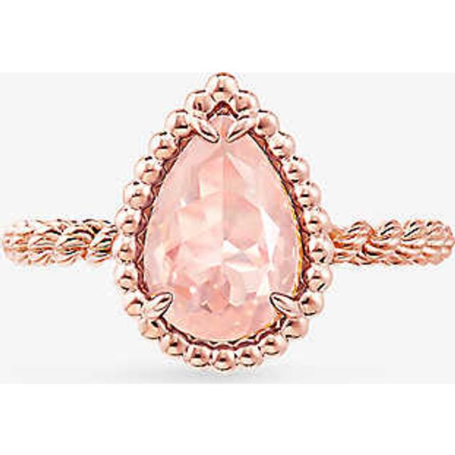 Boucheron Womens Rose Gold Serpent Boheme Small 18ct Rose-gold and 1.35ct Pink Quartz Ring J - ROSE GOLD