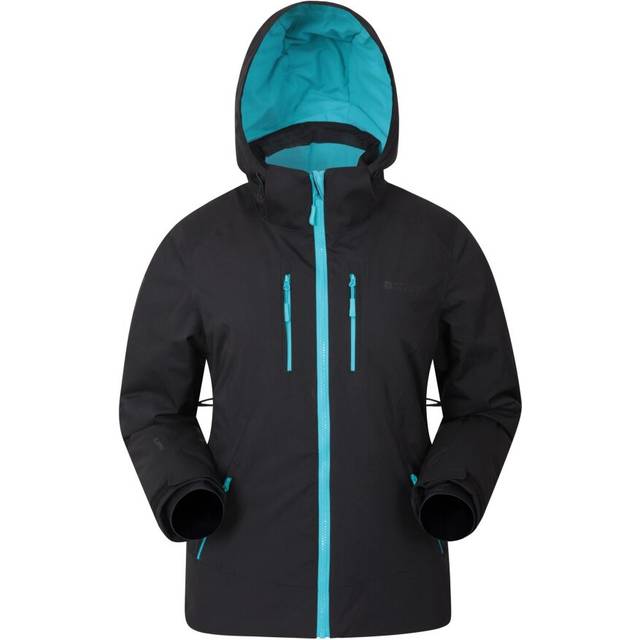 Mountain Warehouse Womens/Ladies Slopestyle Extreme Slim Ski Jacket (Carbon) - Dark Grey - Size 6 UK
