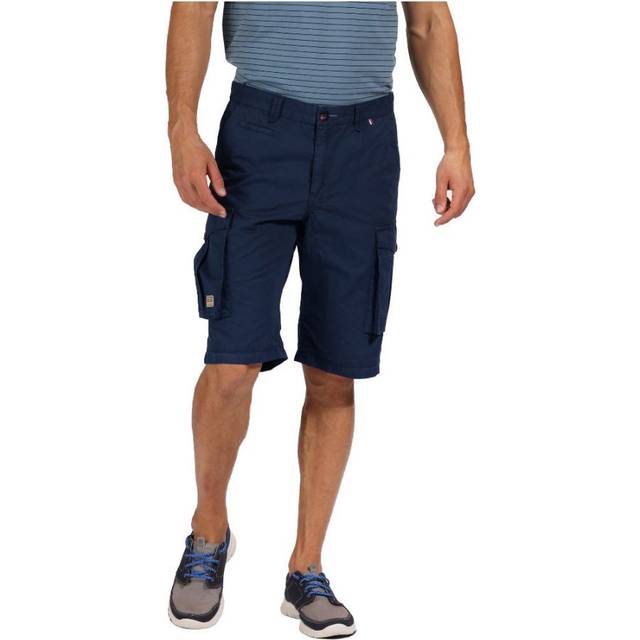Regatta Mens Shorebay Coolweave Cotton Cargo Shorts 38 - Waist 38' (96.5cm), Inside Leg 32'