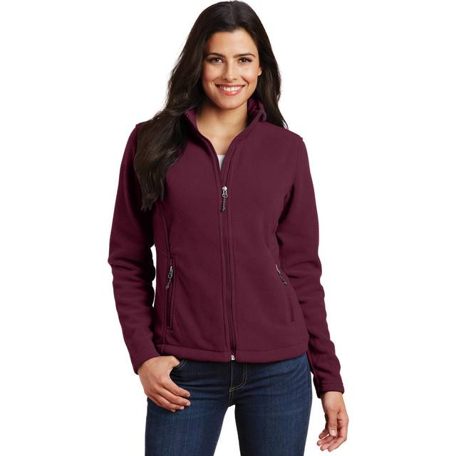 Port Authority Women's Value Fleece Jacket S Maroon