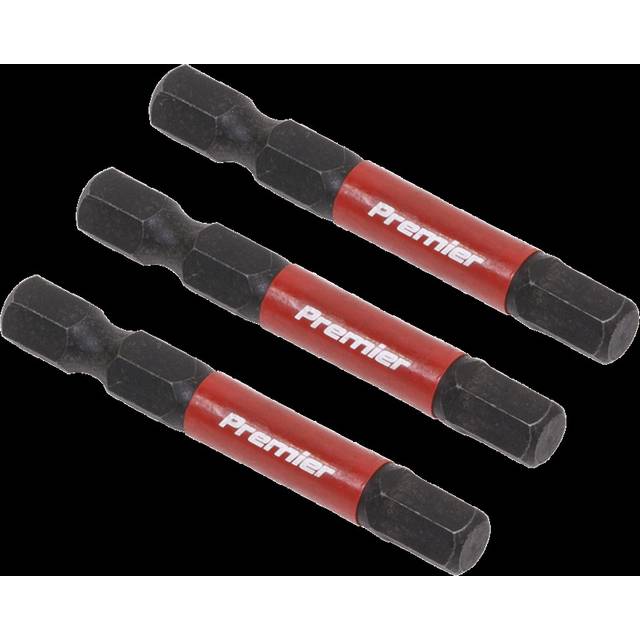 Sealey AK8239 Hex 6mm Impact Power Tool Bits 50mm - 3pc