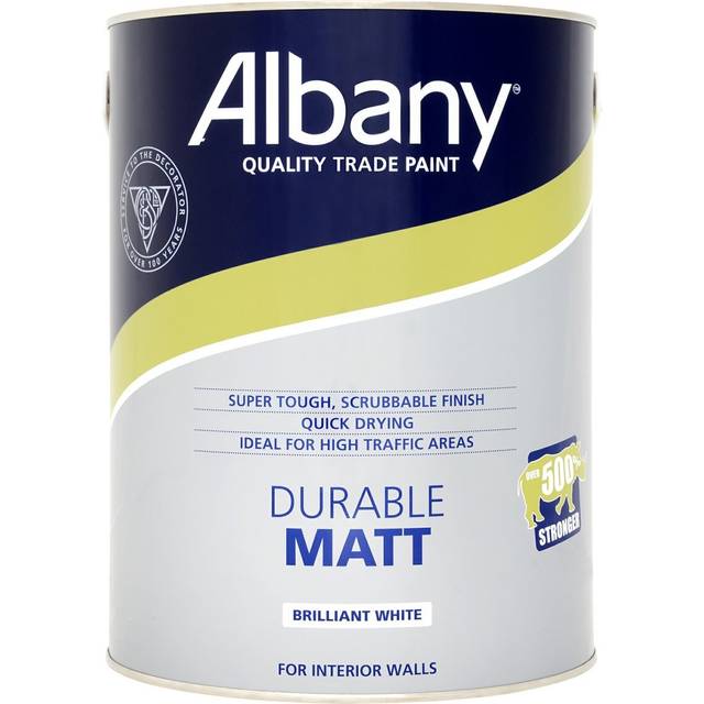 Albany - Durable Matt Brilliant White 5L