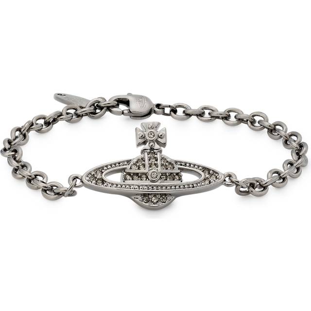 Vivienne Westwood Mini Bas Relief Black Tone Bracelet