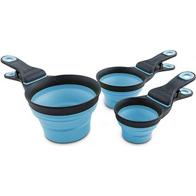 Popware DEX30735 Collapsible Kilp Scoop, Blue - Large