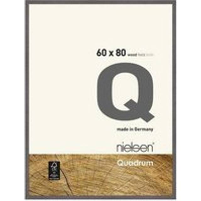 Nielsen Quadrum 60x80cm Grey Wooden Picture Frame, Grey