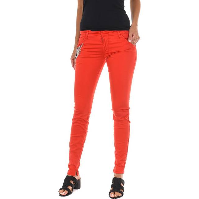 Met Womens Long trousers with narrow cut hems 70DBF0716-R295 woman - Red Cotton - Size 27 (Waist)