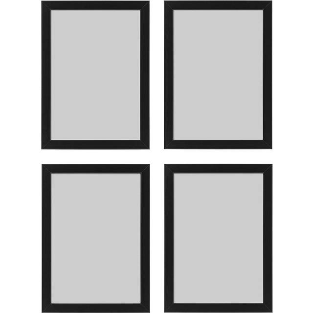 Ikea FISKBO Black A4 21x30cm Photo Frame - Set of 4