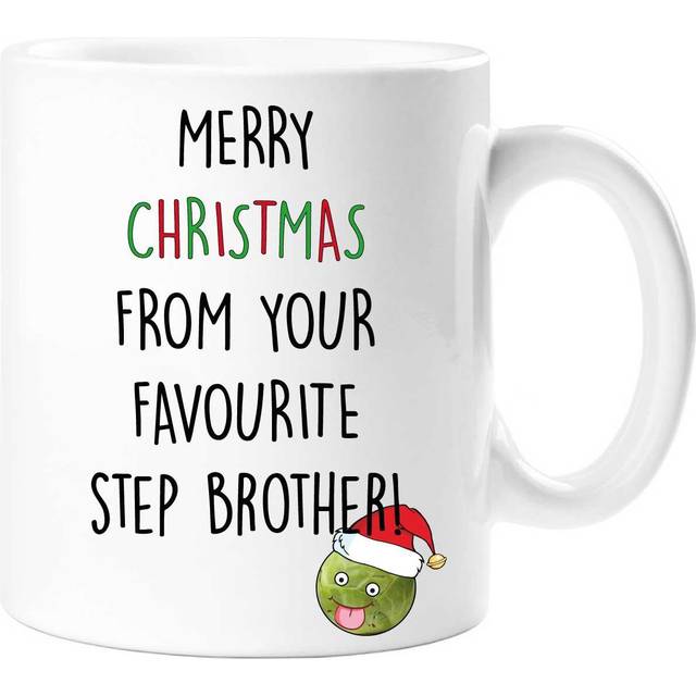 Merry Christmas From Your Favourite Step Brother Mug - White - One Size