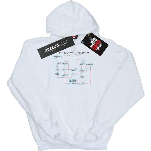Friendship Algorithm Hoodie - White - XL