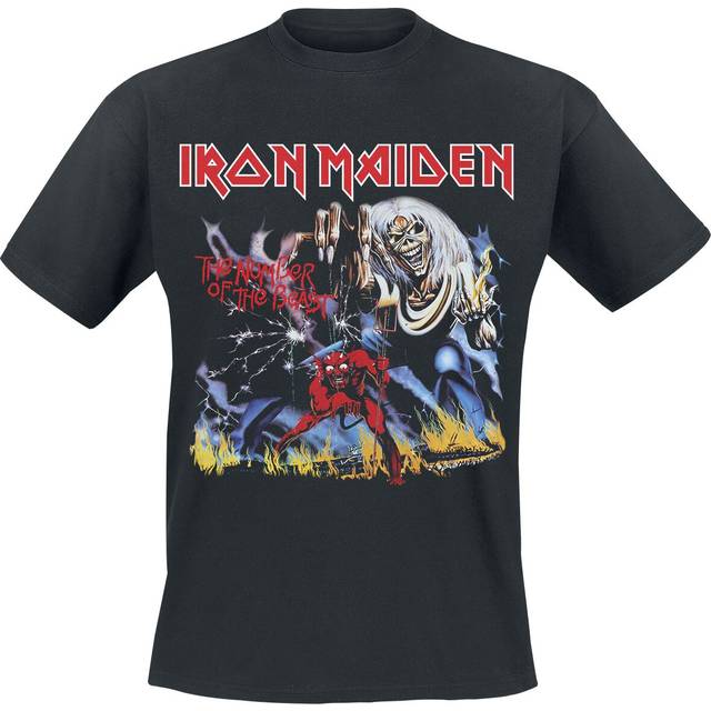 Iron Maiden T-shirt - Stranger Number Of The Beast - S 4XL - för Herr - svart
