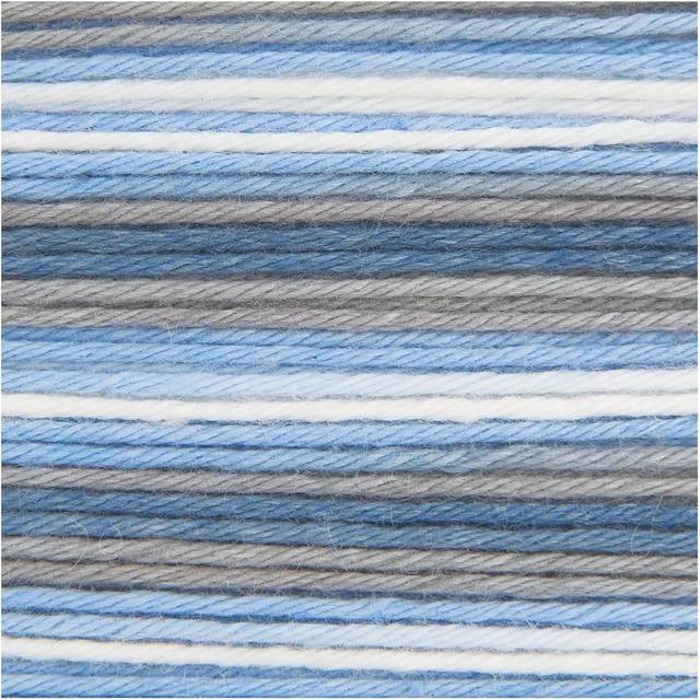 Rico Baby Cotton Soft Print DK - Blue/Teal (033)