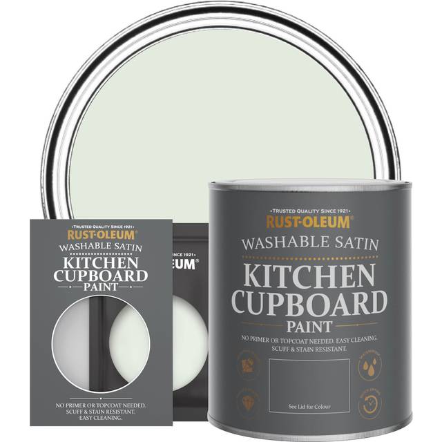 Rust-Oleum Kitchen Cupboard Satin Finish Tester Sachet - Sage Mist 10ml - Sage Mist - Green