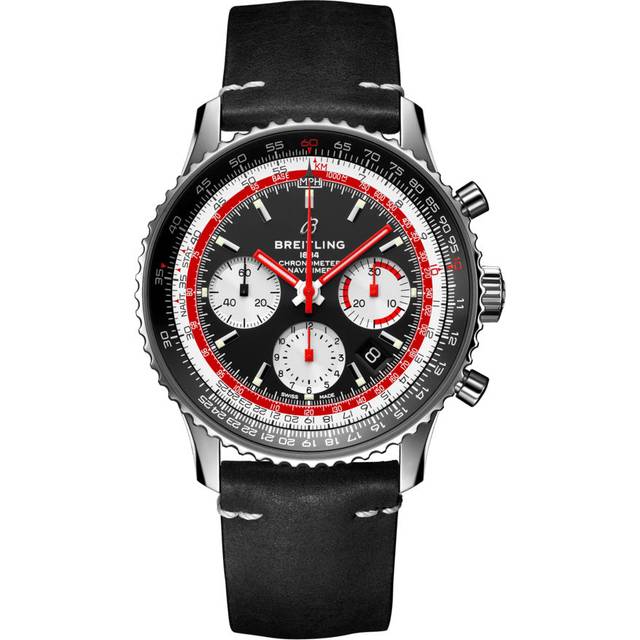 Breitling Watch Navitimer 1 B01 Chronograph 43 Airline Edition Swissair - Black
