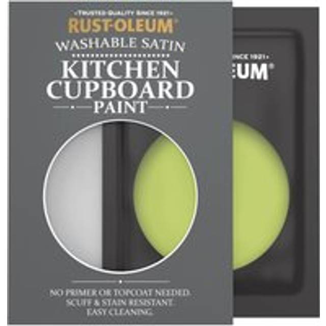 Rust-Oleum Kitchen Cupboard Satin Finish Tester Sachet - Key Lime 10ml - Key Lime - Green
