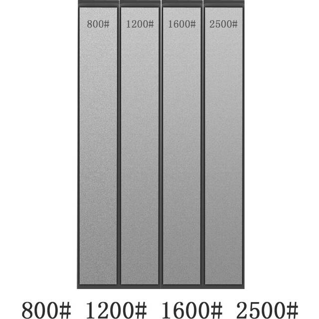 (a-Purple knife harpener) Diamond sharpening stone 4pcs/set 80-3000 grit Honing knife sharpener sharpening system fixed knife sharpener Correction Sto