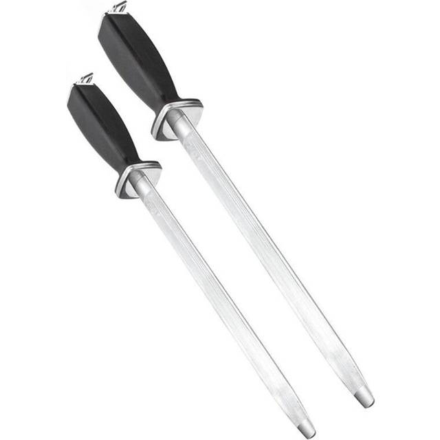 12'' Professional Chef Knife Sharpener Rod Diamond Sharpening Stick Honing Steel For Kitchen Knife