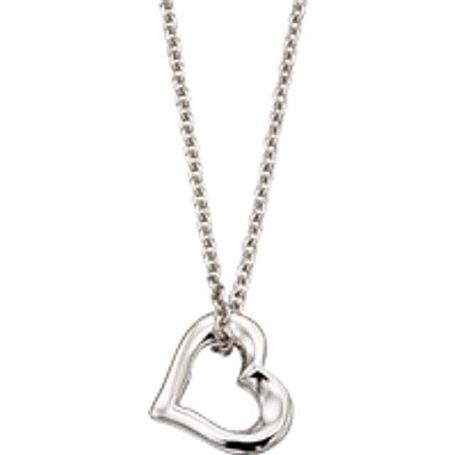 Little Star Lola Sterling Silver Heart Necklace - Silver