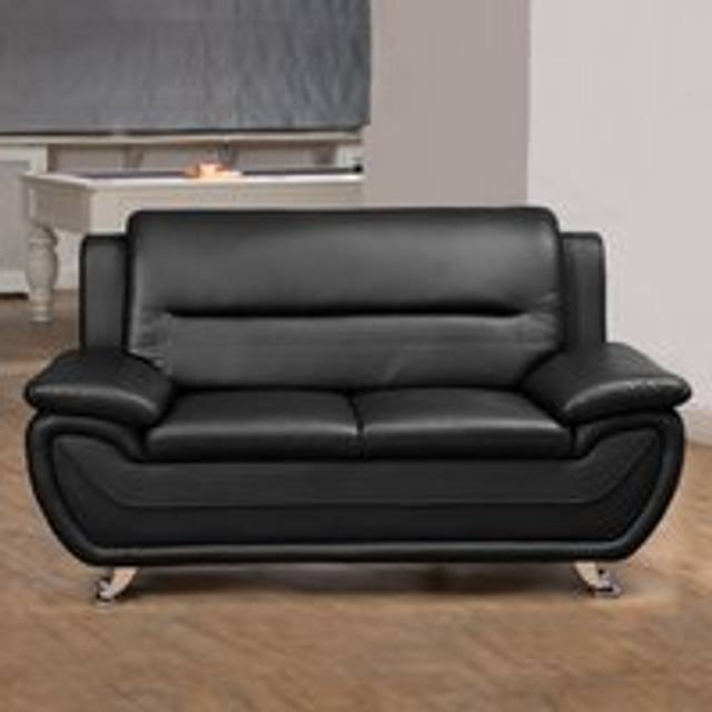 Artemis Home Dexter 2 Seat Sofa - Black, Black