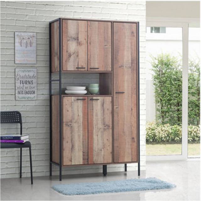 Timber Art Design Kitchen Dresser Dining Room Display Larder Cabinet Pantry Cupboard - One Size