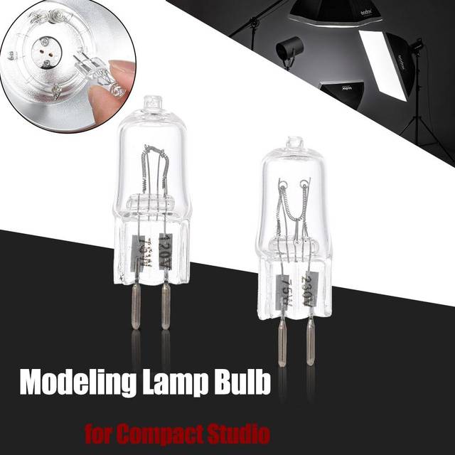 Godox 75W 230V 2700K Photo Studio Modeling Lamp Bulb for Compact Studio Flash Strobe Light 230V