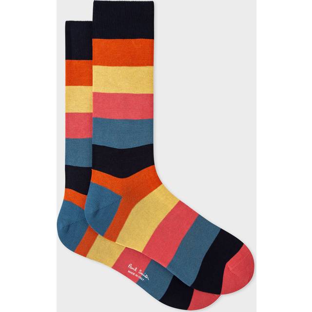 Paul Smith 'Artist Stripe' Block Socks Multicolour - One Size