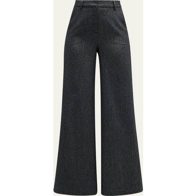 L’Agence Pilar Wide Leg Wool-Blend Pant