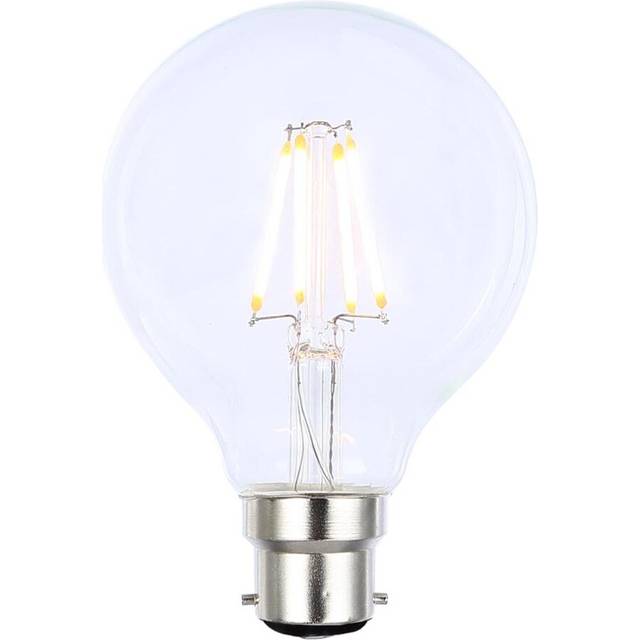 Litecraft Light Bulb 4W B22 Bayonet Cap Globe Filament Warm White LED