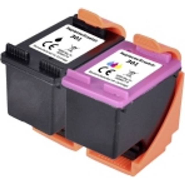 Renkforce Bläck Ersätter HP 301, N9J72AE, CH561EE, CH562EE Kompatibel Kombi-pack Svart, Cyan, Magenta, Gul RF-5633218
