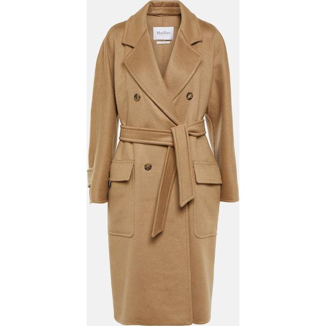 Max Mara Renania cashmere wrap coat - beige (UK 14)