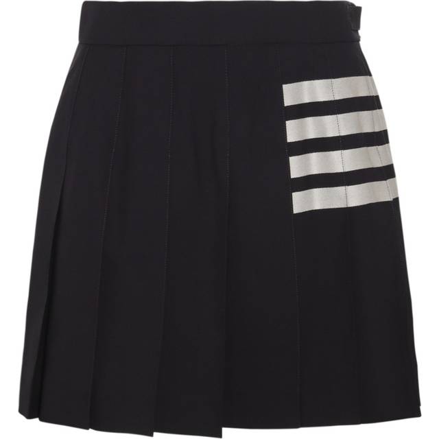 Thom Browne Pleated Mini Skirt - Navy - 38