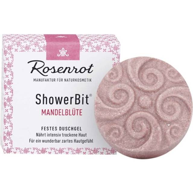 Rosenrot Showerbit Mandelblomst Solid Shower Gel 60 g