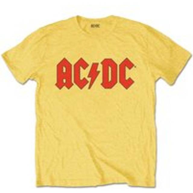 (5-6 Years, Yellow) AC/DC Childrens/Kids Logo T-Shirt