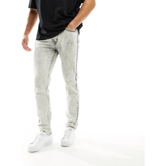 Levi's – 515 – Ljusgrå, smala jeans-Grå/a