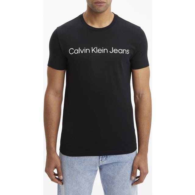 CALVIN KLEIN JEANS Core Institutional Logo Slim Tee |Svart |M