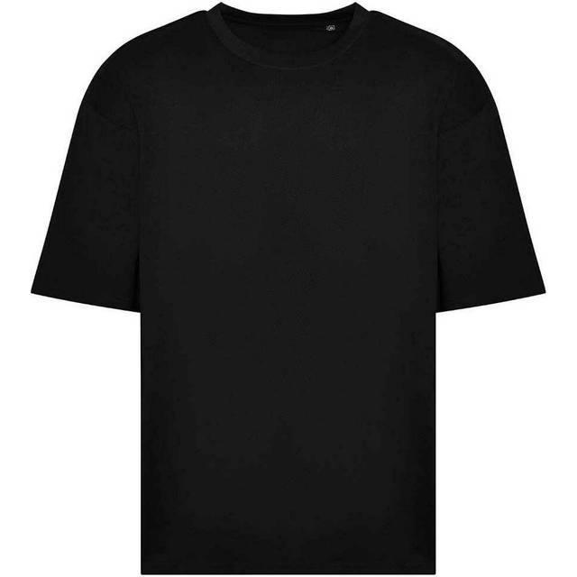 (XL, Deep Black) Awdis Unisex Adult 100 Oversized T-Shirt