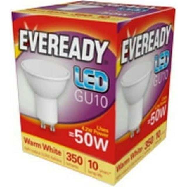 Eveready GU10 LED-lampa One Size vit