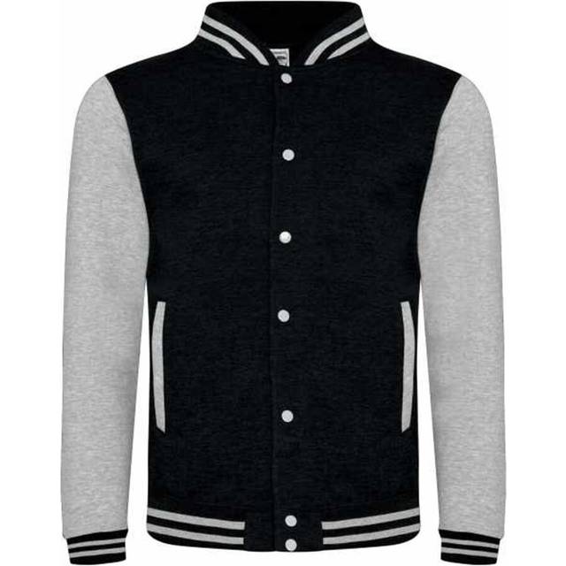 (L, Black) Harry Potter Unisex Adult Hufflepuff Varsity Jacket