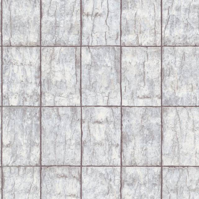 Erismann Paradisio Wood Block Pattern Wallpaper Square Faux Effect Bark Glitter 6304-43
