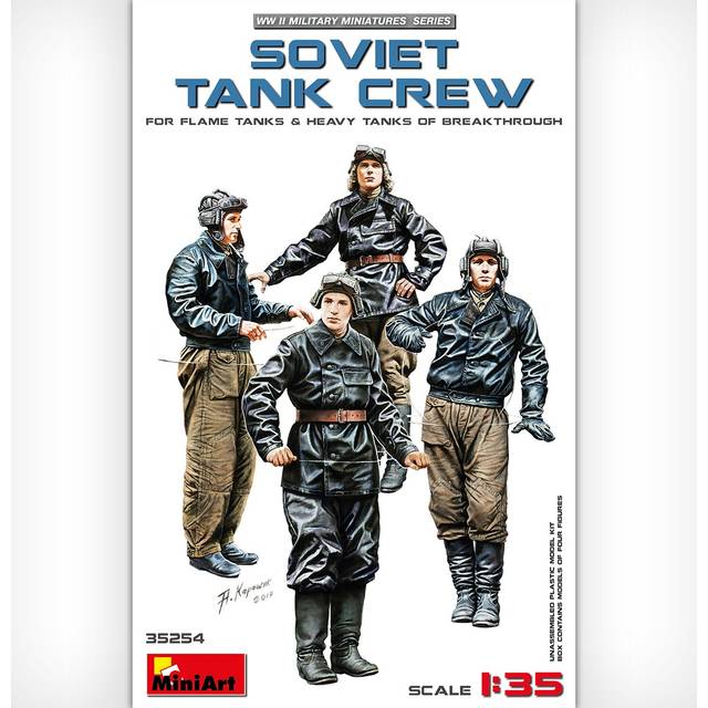 MIN35254 - Miniart 1:35 - Soviet Tank Crew (Flame & Heavy Tanks)